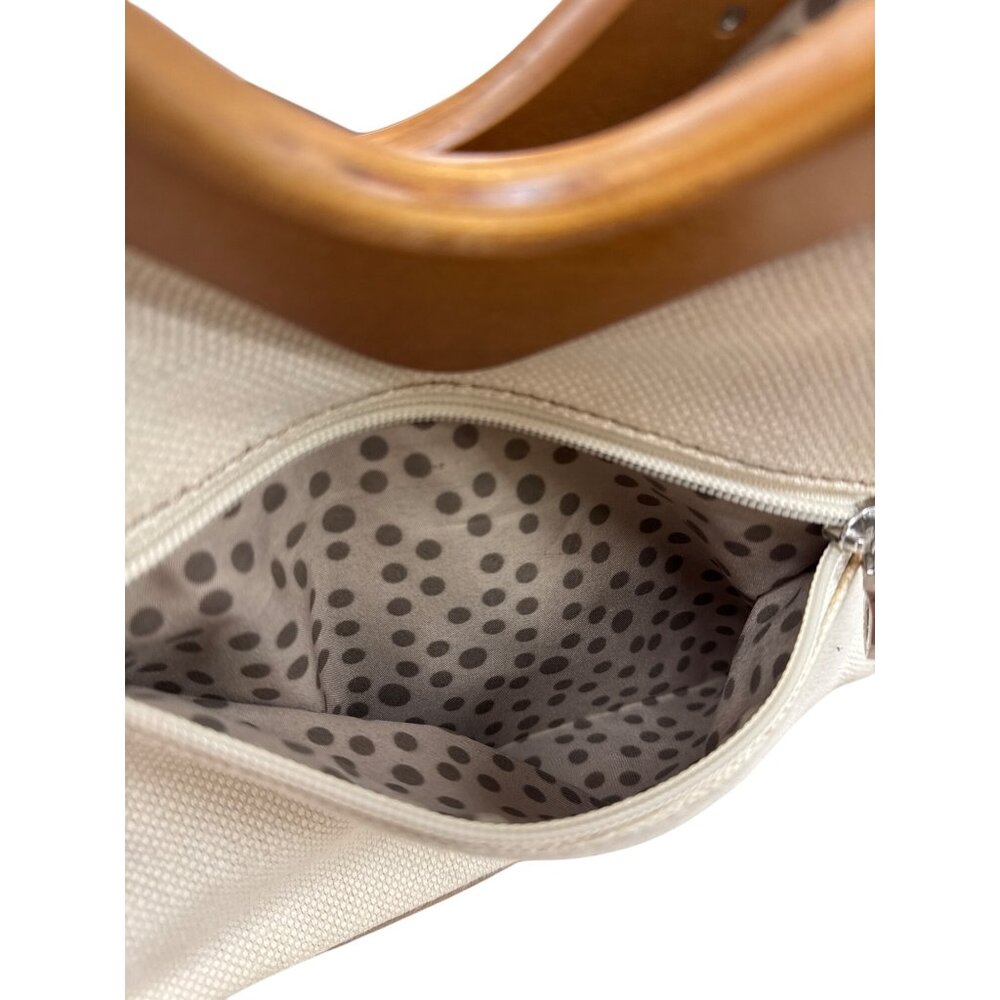 Relic Vintage Womens tan beige Canvas Floral Shoulder Bag SKU 7334 - Picture 10 of 16